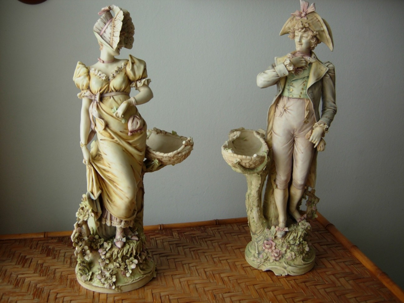 Estatuetes de porcellana de Bohemia
