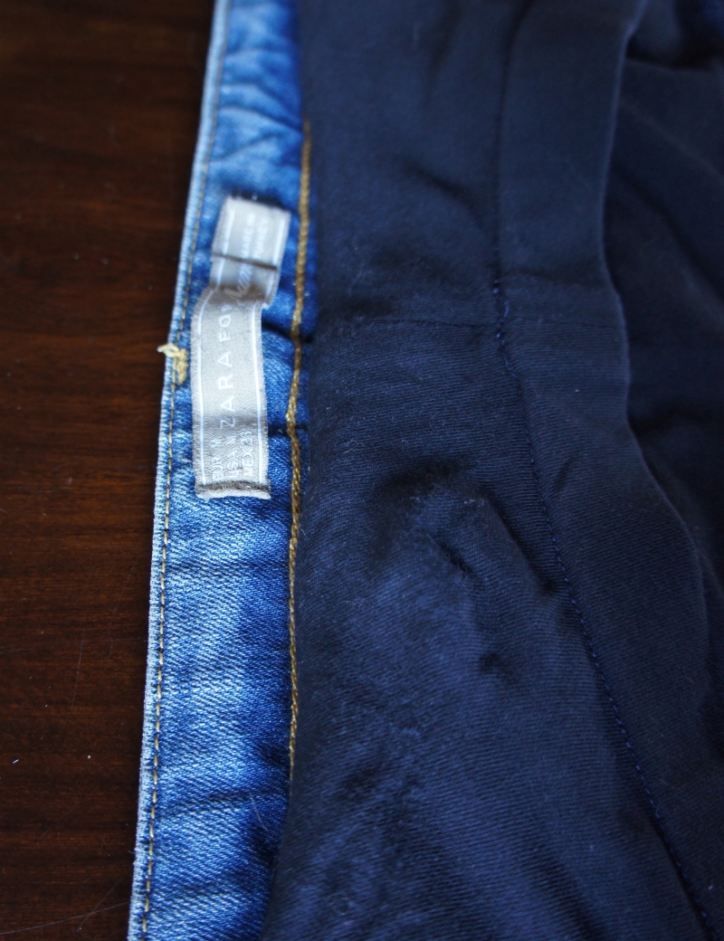 Baqueros para embrazada, marca Zara