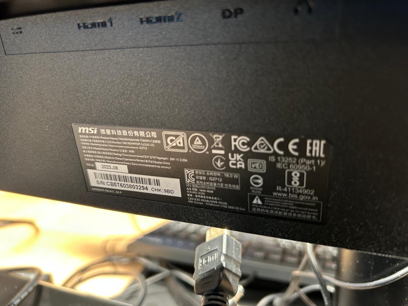 Monitor MSI Optix G27C7 27